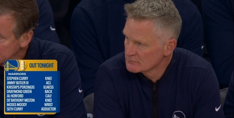 开云体育官方-不忍直视!勇士本场对阵尼克斯 大小库里&巴特勒&追梦等8人缺席